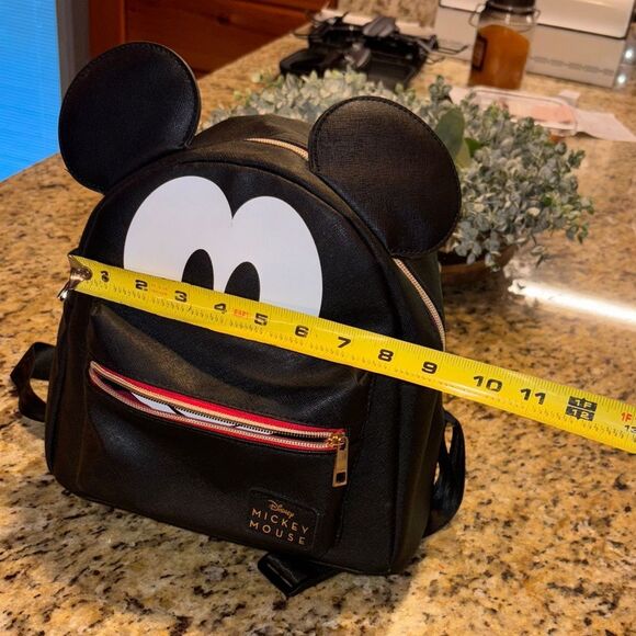 Disney Mickey Mouse Black and White Backpack - Picture 8 of 14